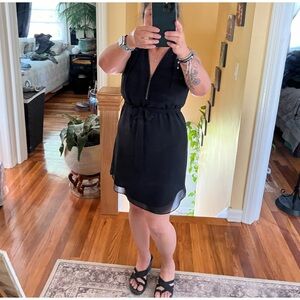 Light weight black cocktail dress